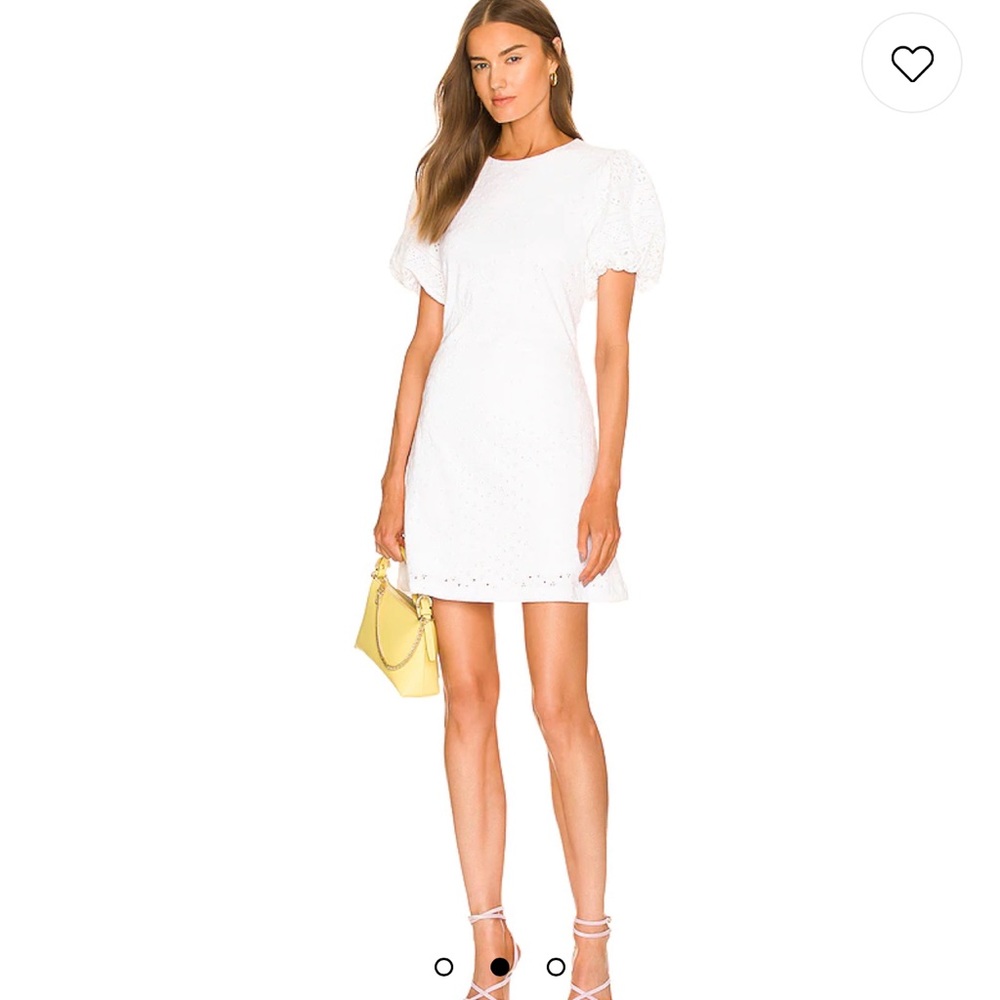 NWT Free People Apricot Rose Mini Dress lace in White S Cottage